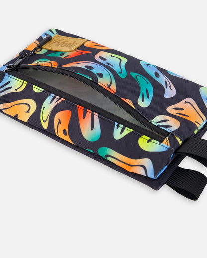 Double Pencil Case Smiley Face Boy-2