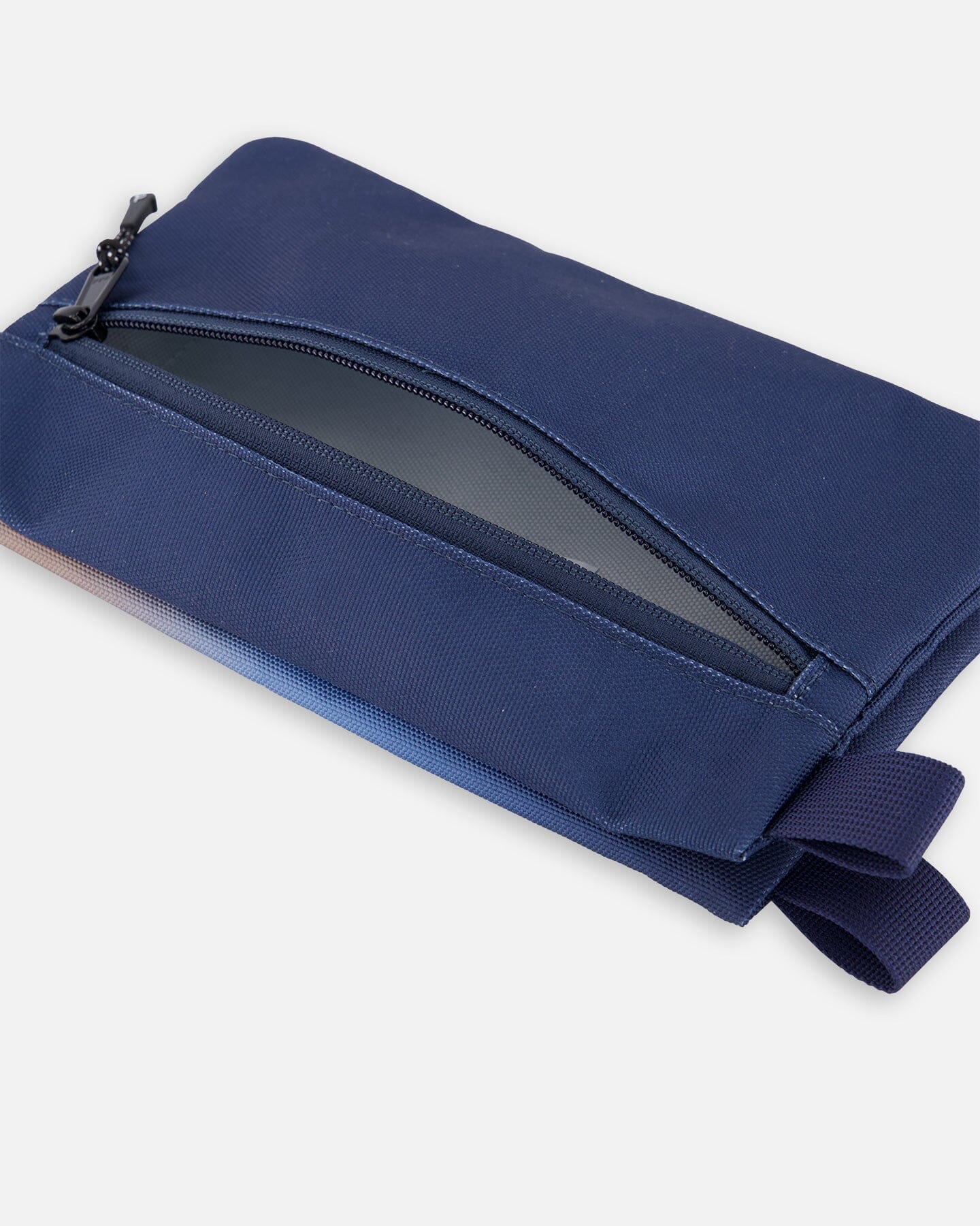 Double Pencil Case Blue And Beige Gradient-3