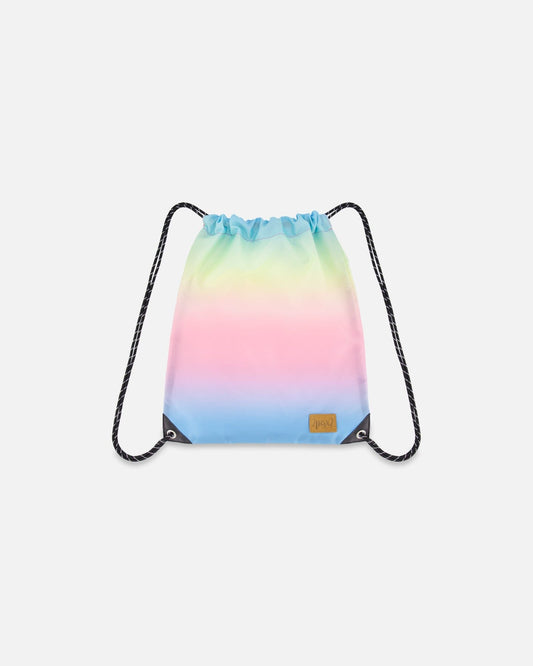 Drawstring Bag Rainbow Gradient-0