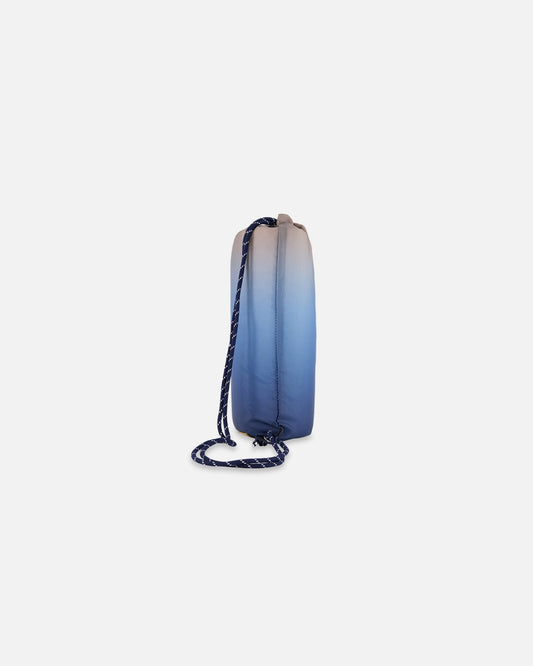 Drawstring Bag Blue And Beige Gradient-1
