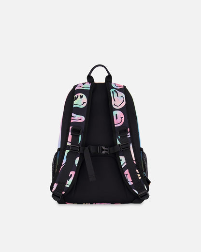 Kids Backpack Smiley Face Girl-2