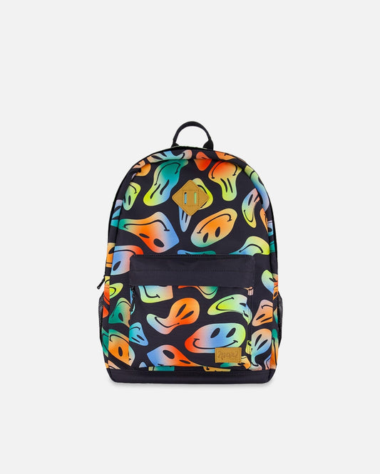 Kids Backpack Smiley Face Boy-0