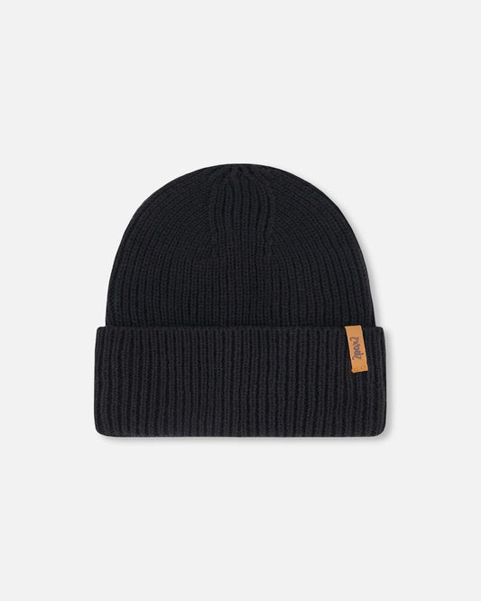 Mid-Season Knit Hat Black-0