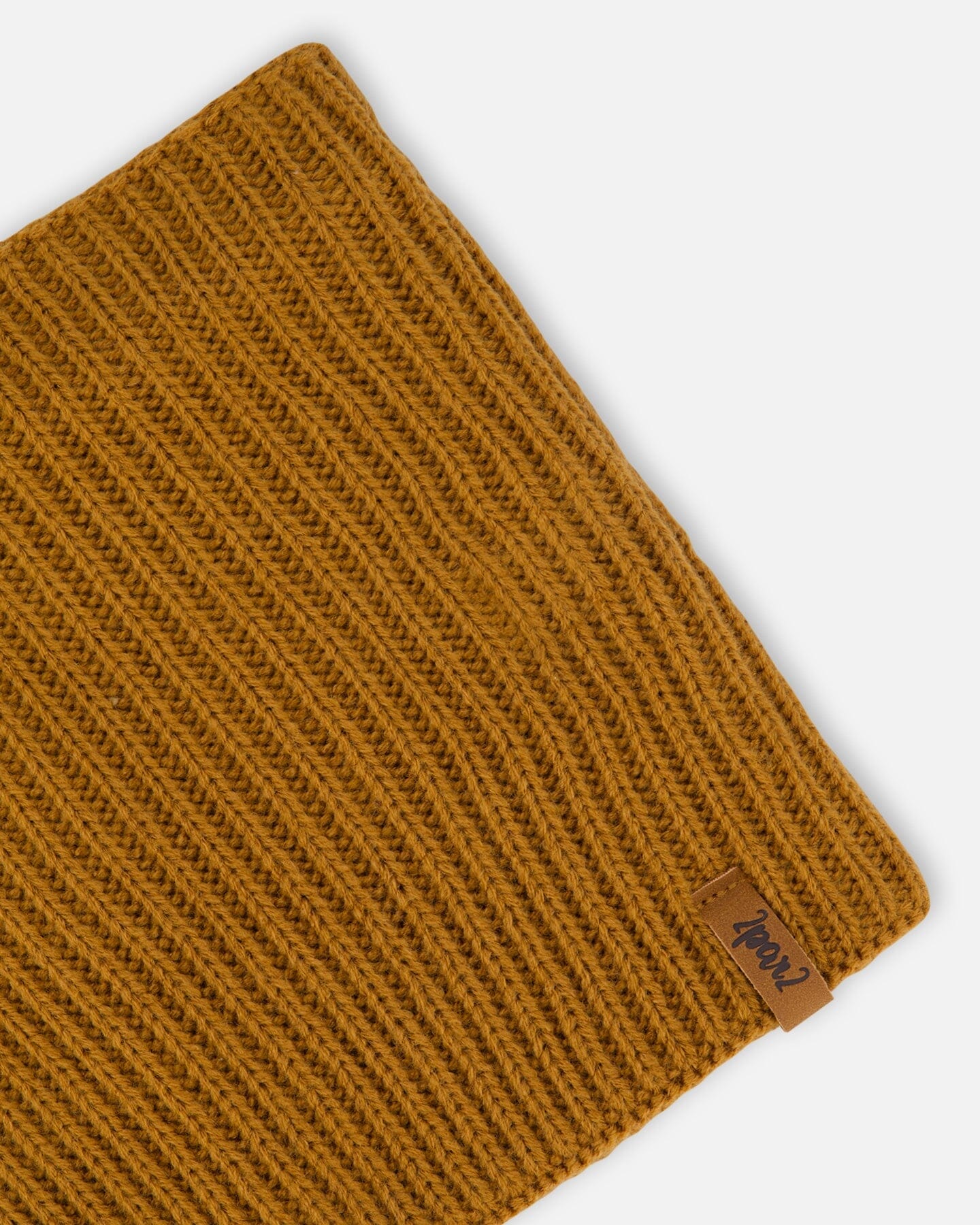 Mid-Season Knit Neck Warmer Brown Pecan-2