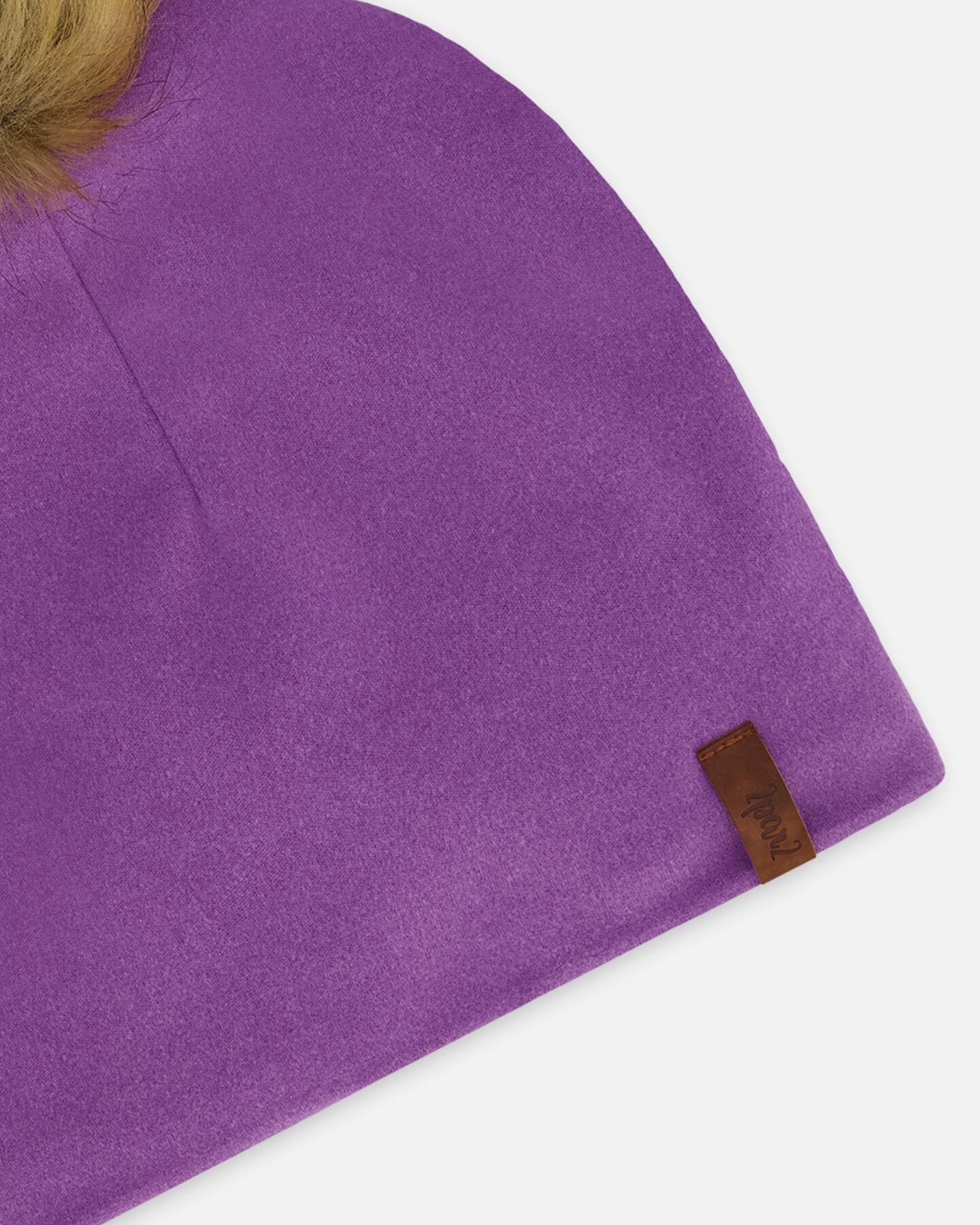 Mid-Season Jersey Pompom Hat Lavender-2