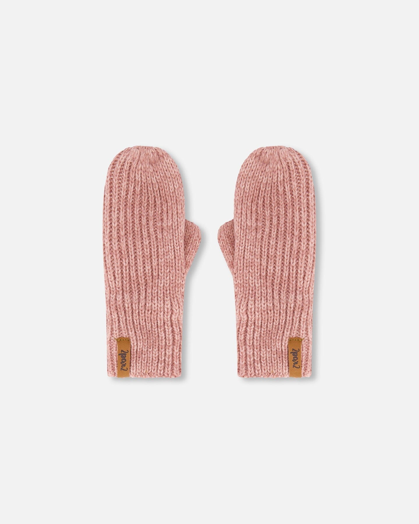 Mid-Season Knit Mittens Dusty Pink-0