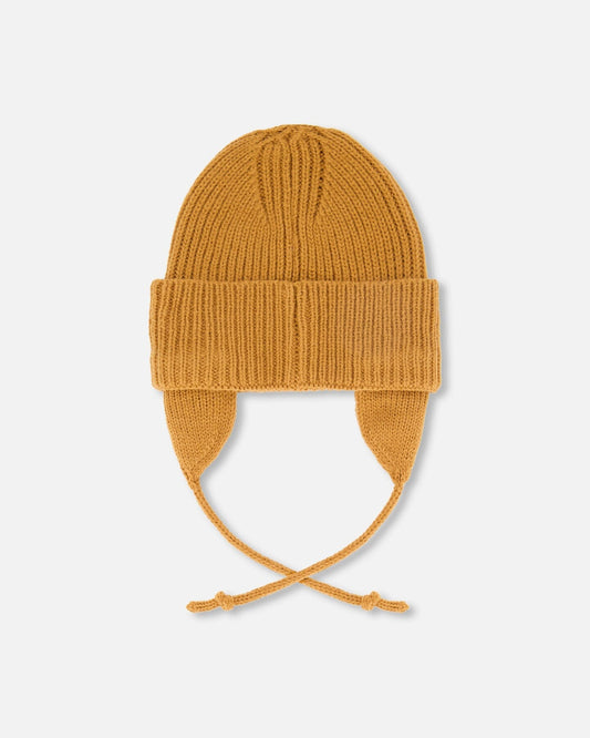 Baby Mid-Season Knit Hat Brown Pecan-1