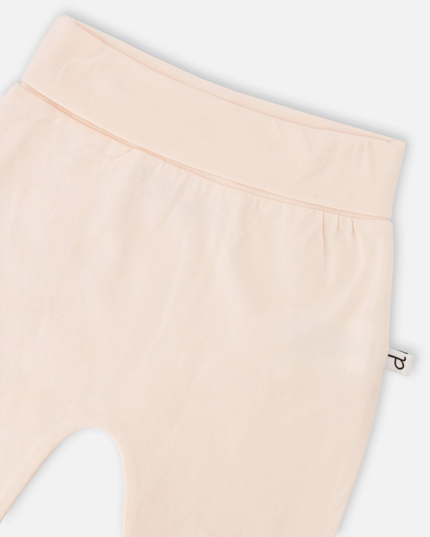 Organic Cotton Jersey Evolutive Pants Peach-2