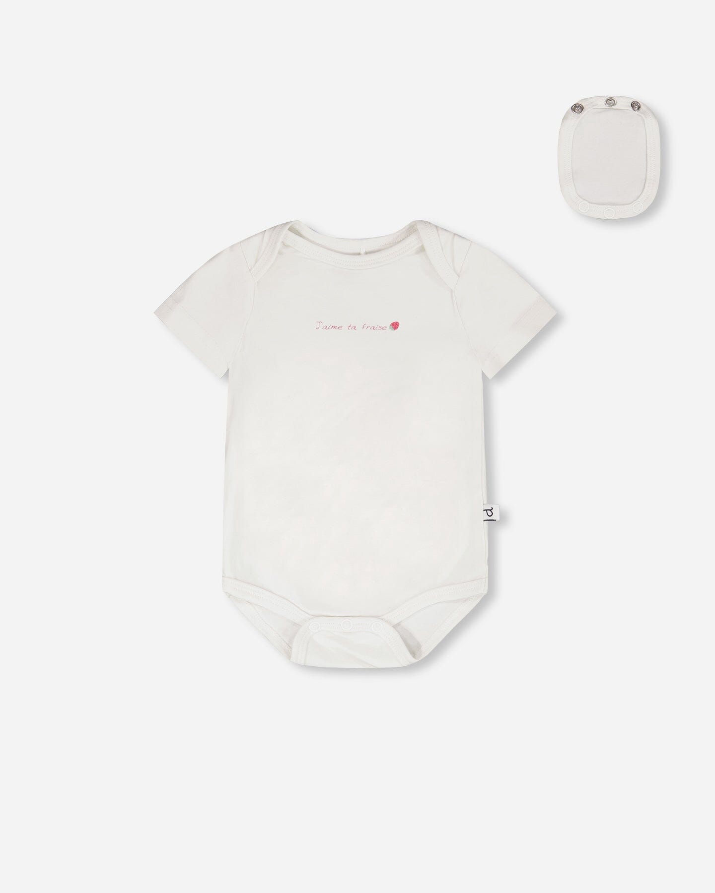 Evolutive Cotton Jersey 3 Pack Onesie White-3