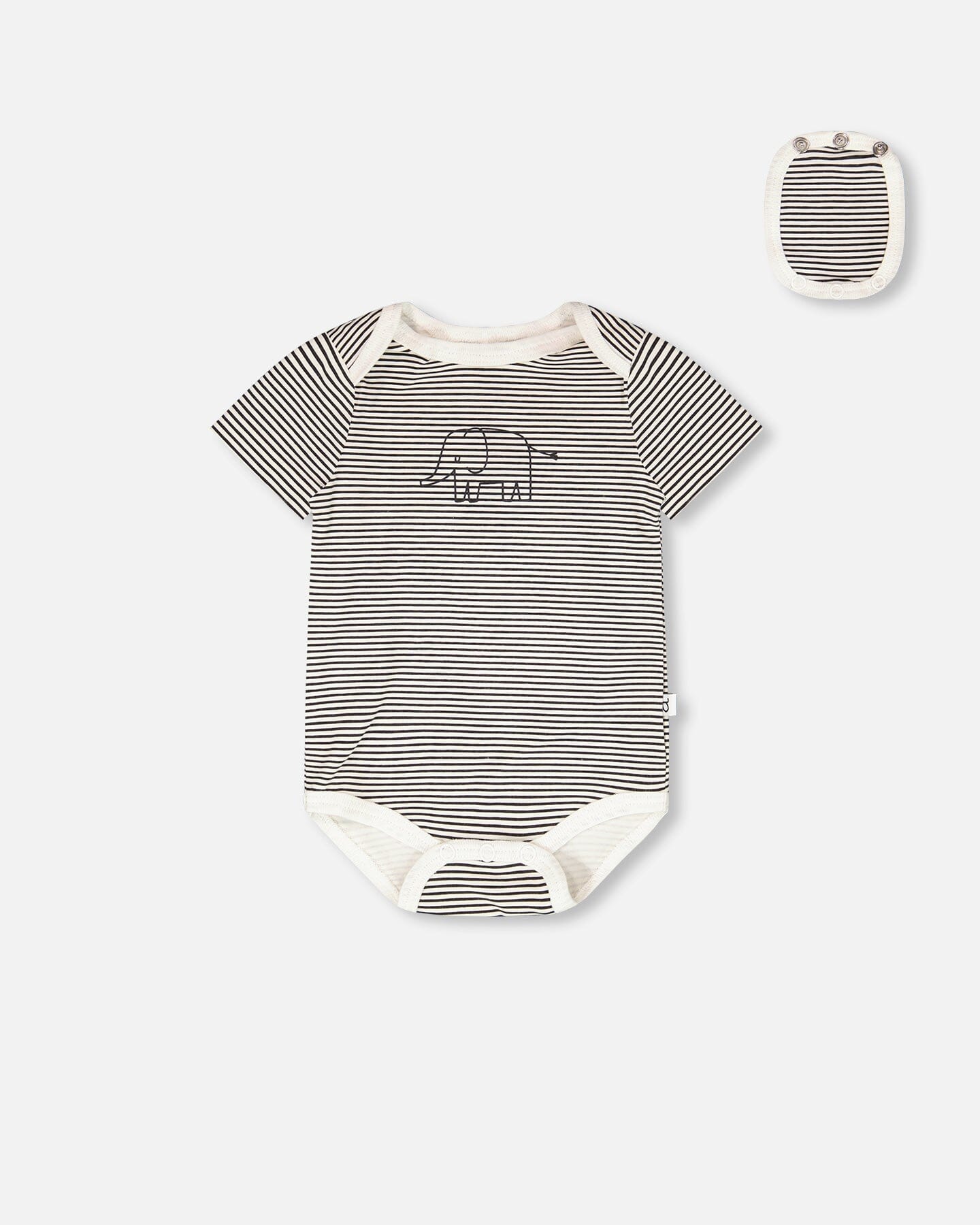 3 Pack Evolutive Organic Cotton Jersey Onesies Sage Green-2