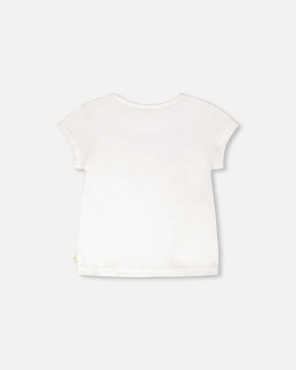 Organic Cotton Jersey T-Shirt White-3