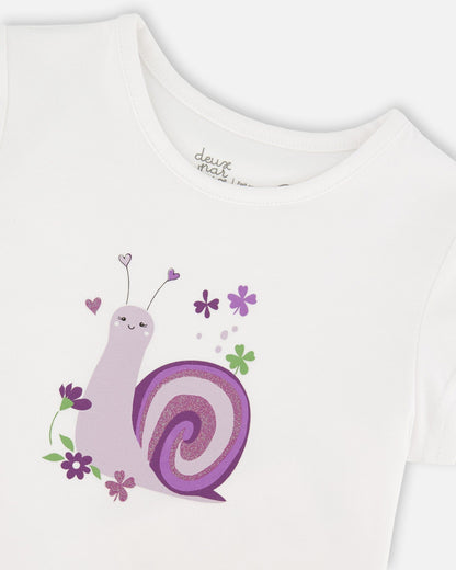 Organic Cotton Jersey T-Shirt White-4