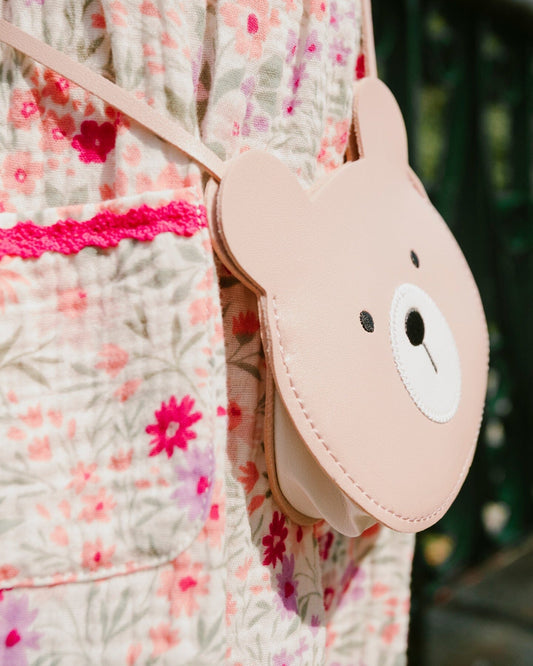 Teddy Bear Bag Dusty Pink-1