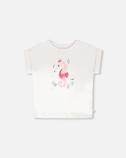 Organic Cotton Jersey T-Shirt White-0