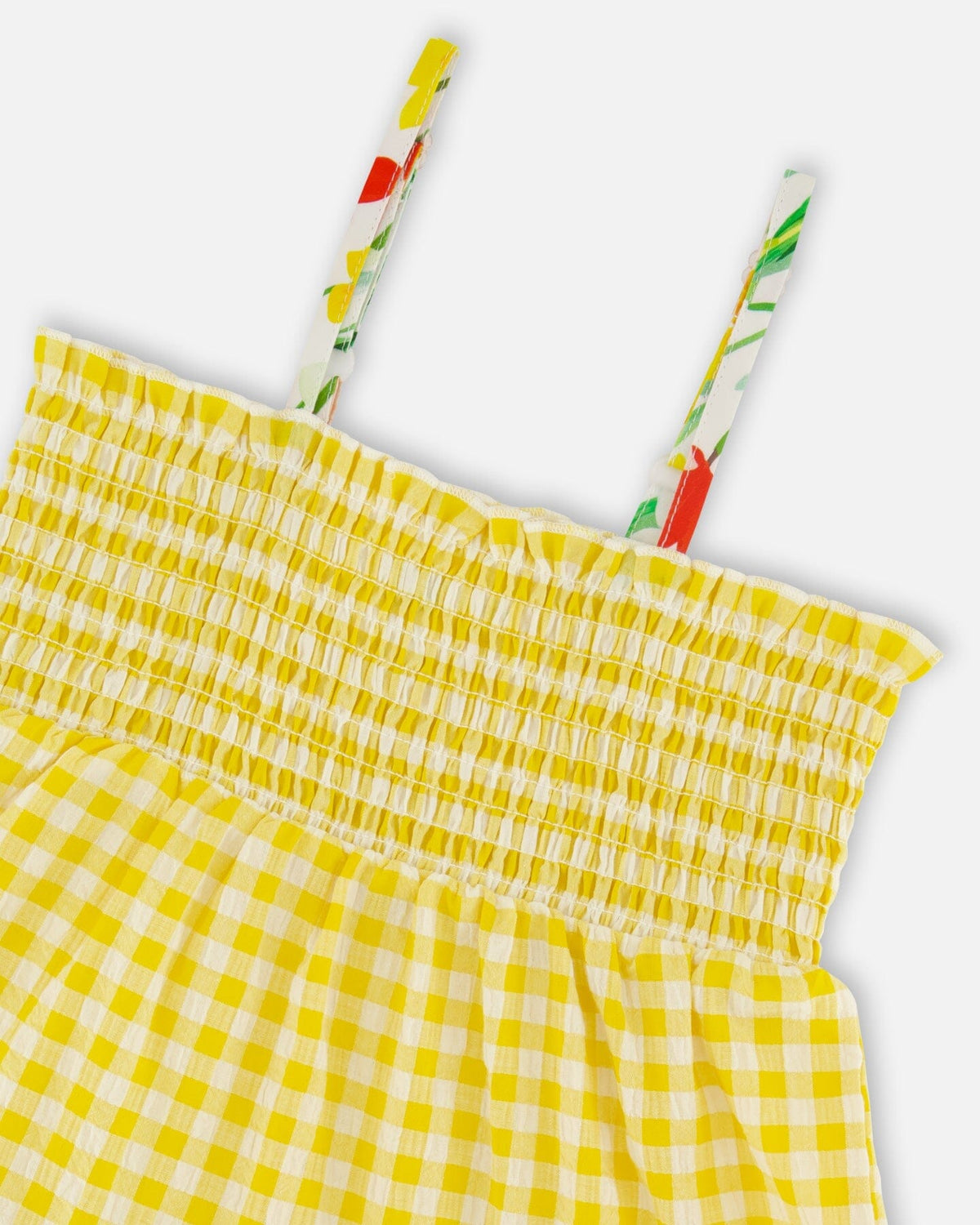 Sundress Yellow Gingham-3