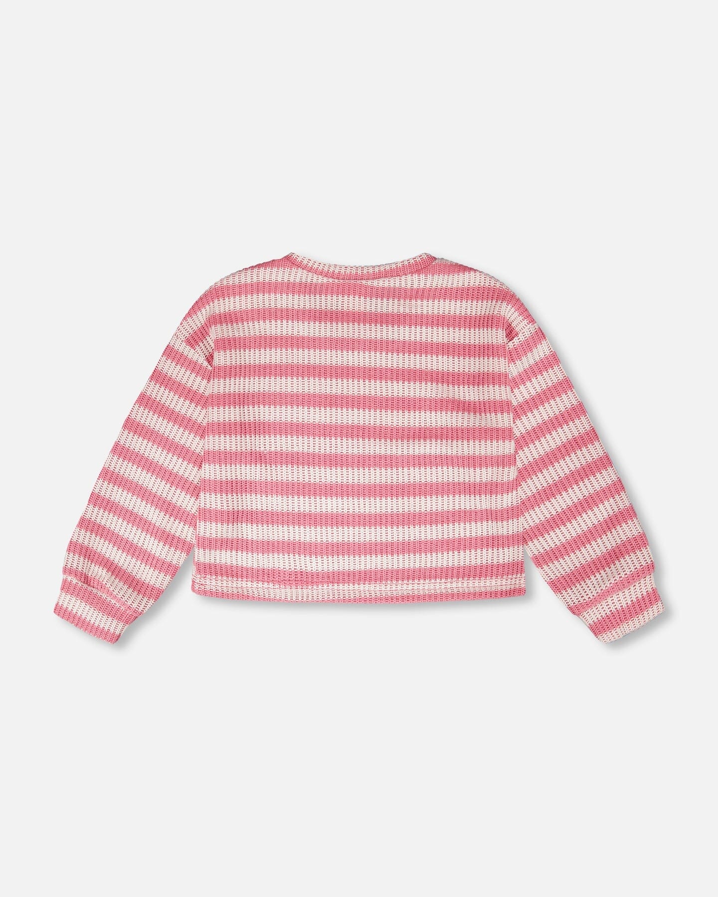 Striped Sweater Pink And White-2
