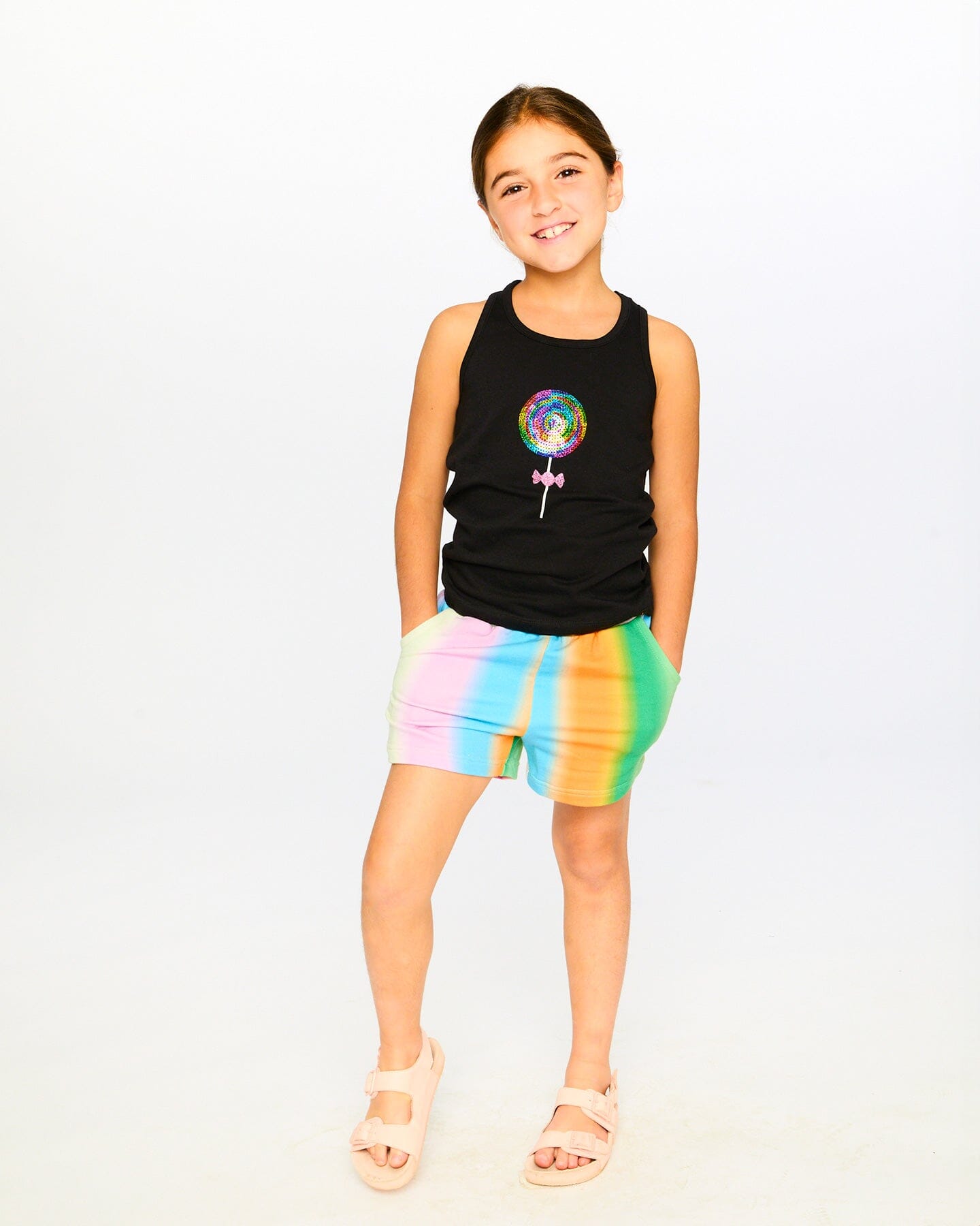 Organic Cotton Jersey Tank Top Black-1