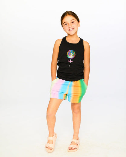 Organic Cotton Jersey Tank Top Black-1