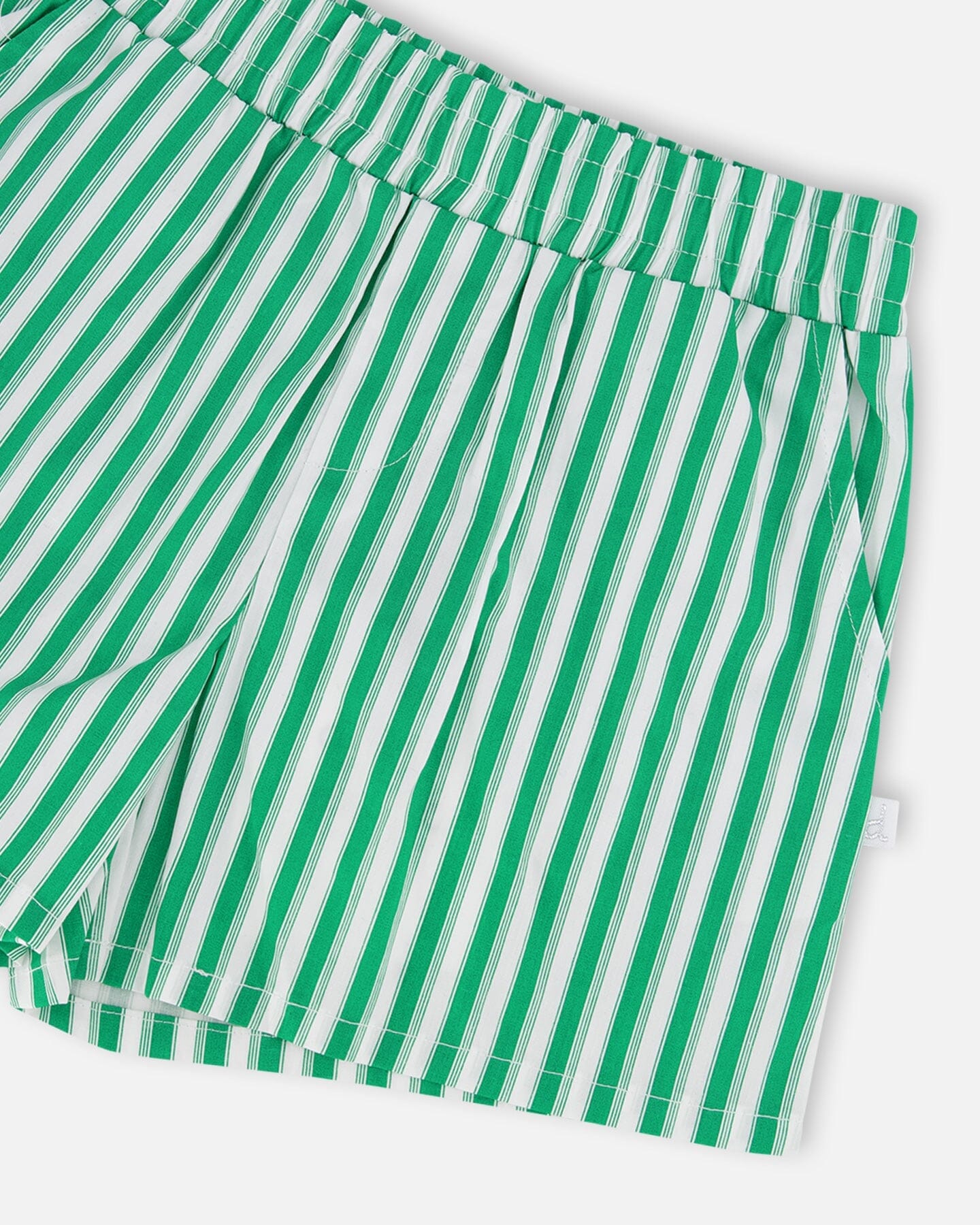 Striped Shorts Green-3