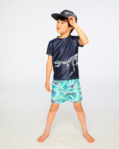 Short Sleeve Rashguard Black-2