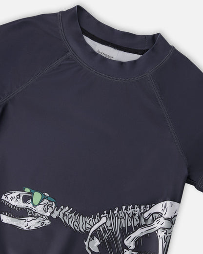 Short Sleeve Rashguard Black-4