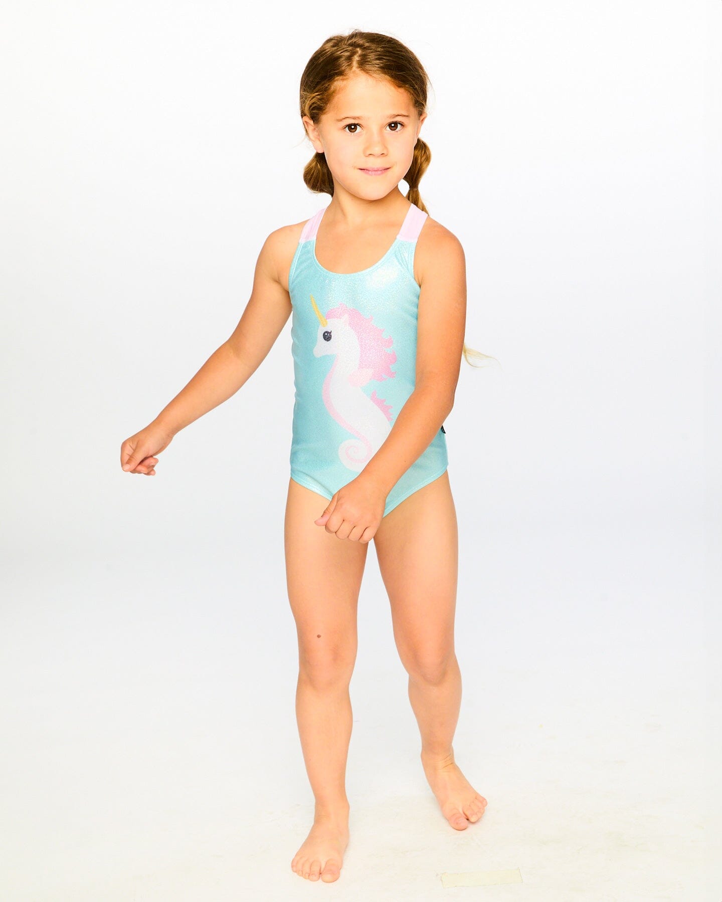 One-Piece Swimsuit Aqua-3
