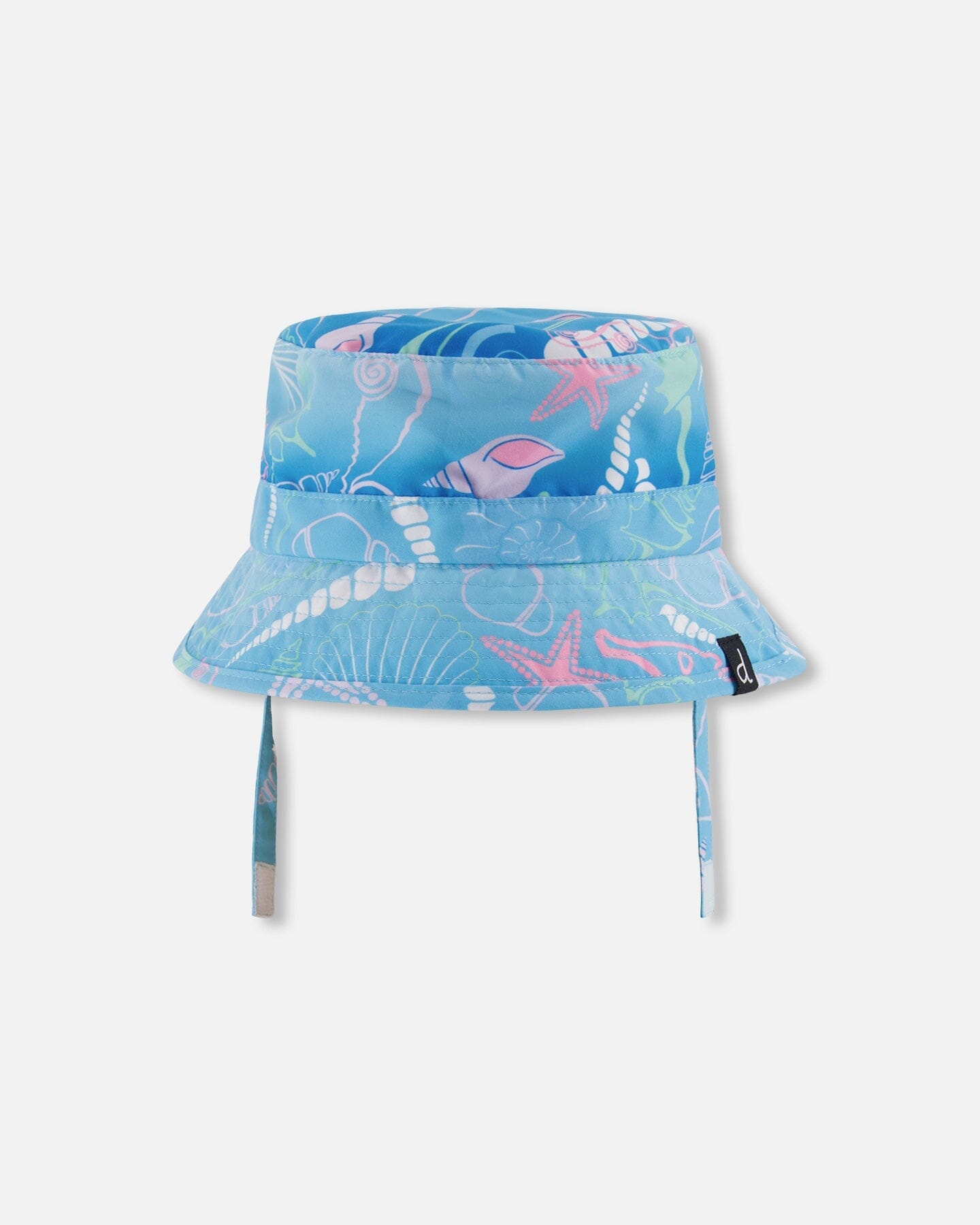 Beach Hat Blue Shell Print-0