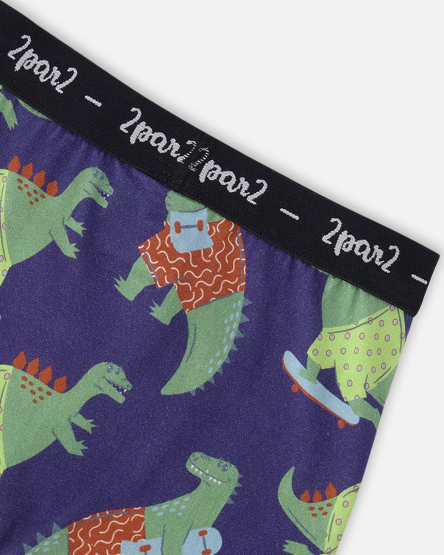 Organic Cotton Printed Adventure Boxers Pack Of 3-2