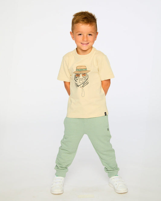 French Terry Sweatpants Mint Green-1