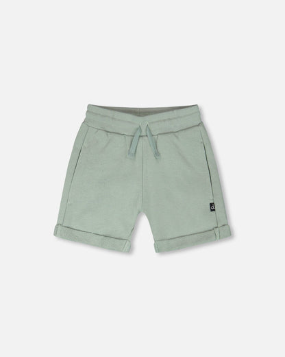 French Terry Shorts Mint Green-0