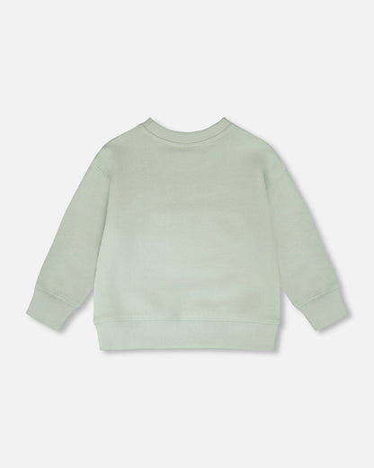 French Terry Sweatshirt Mint Green-2