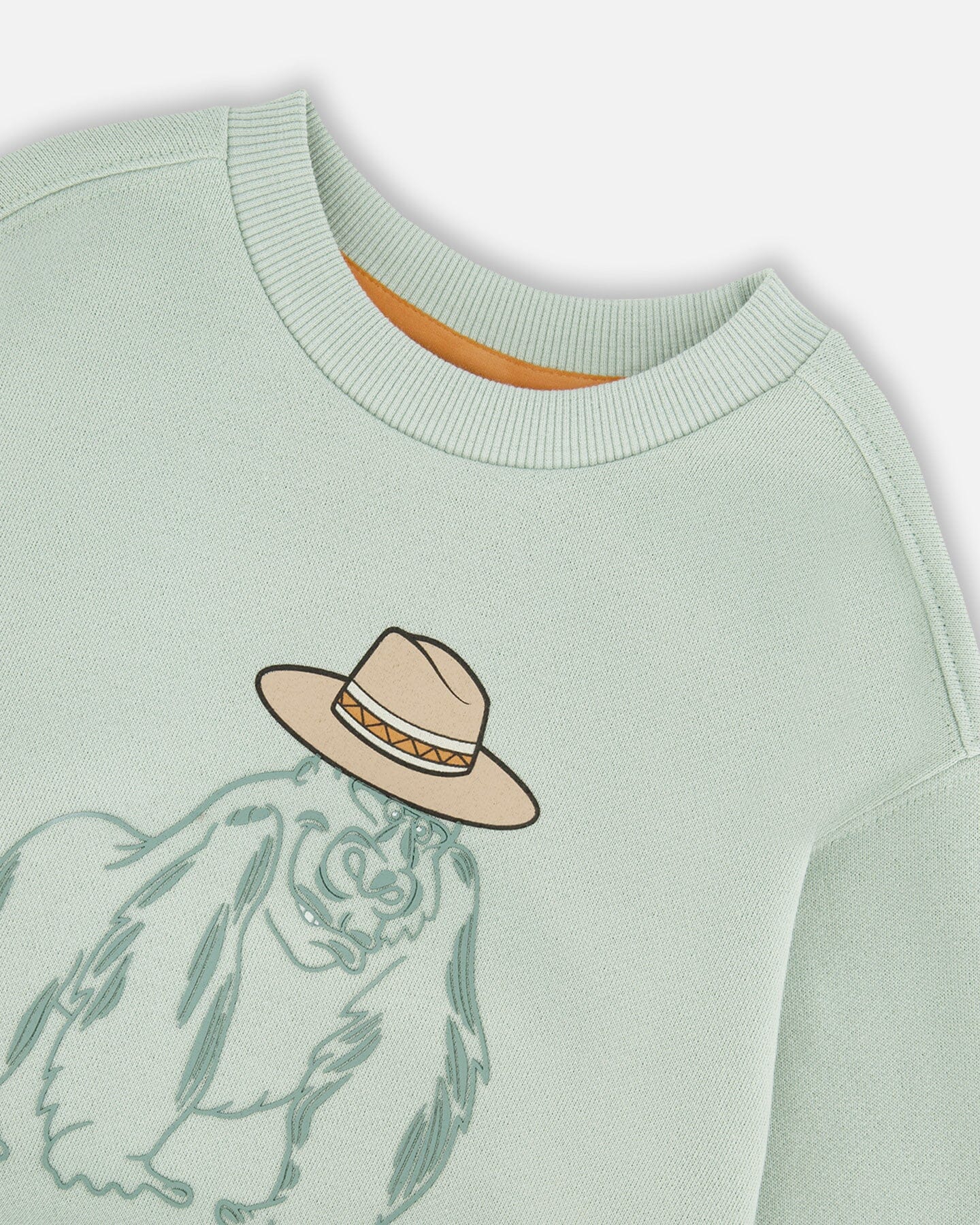 French Terry Sweatshirt Mint Green-3