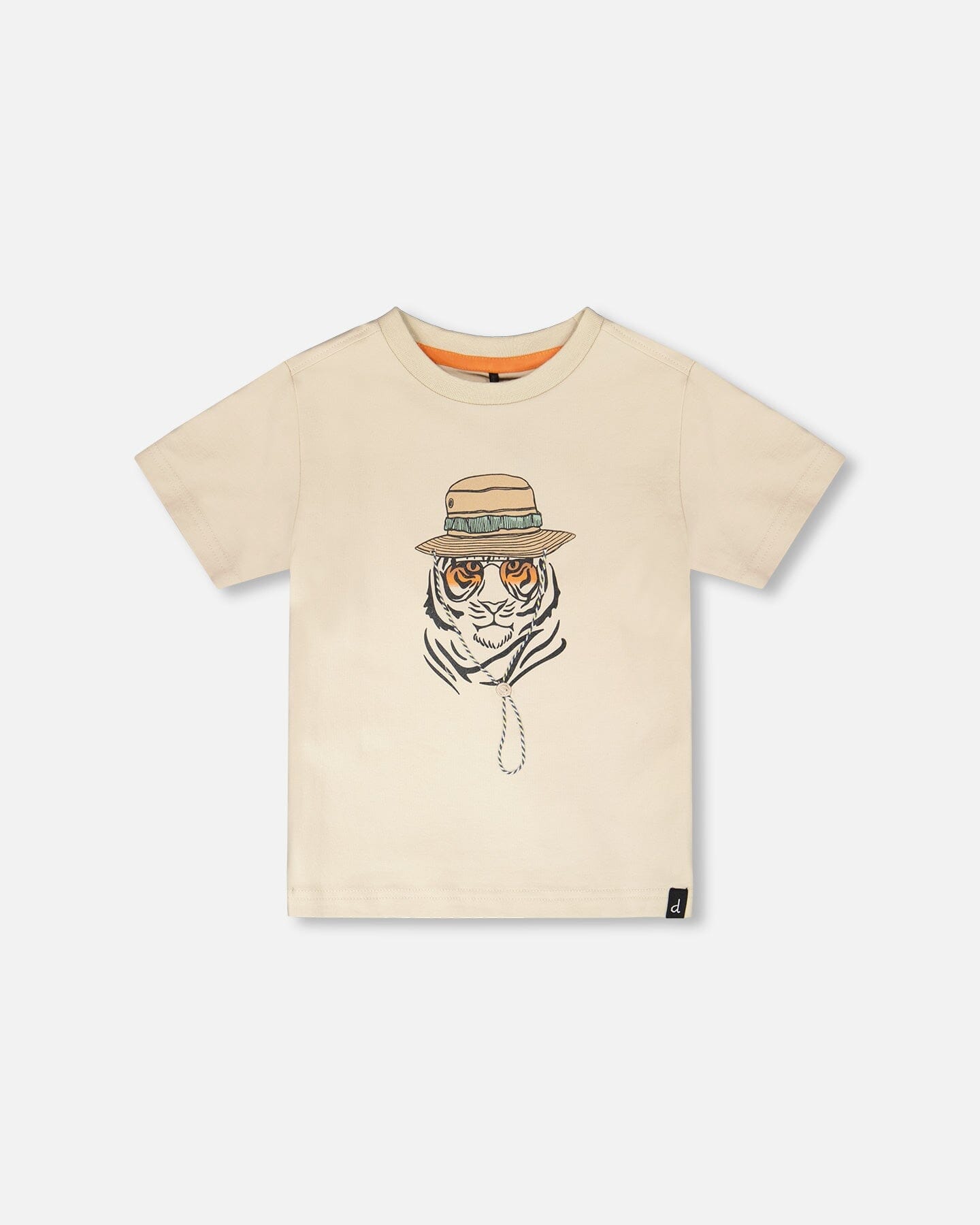 Organic Cotton Short Sleeve T-Shirt Off White-0