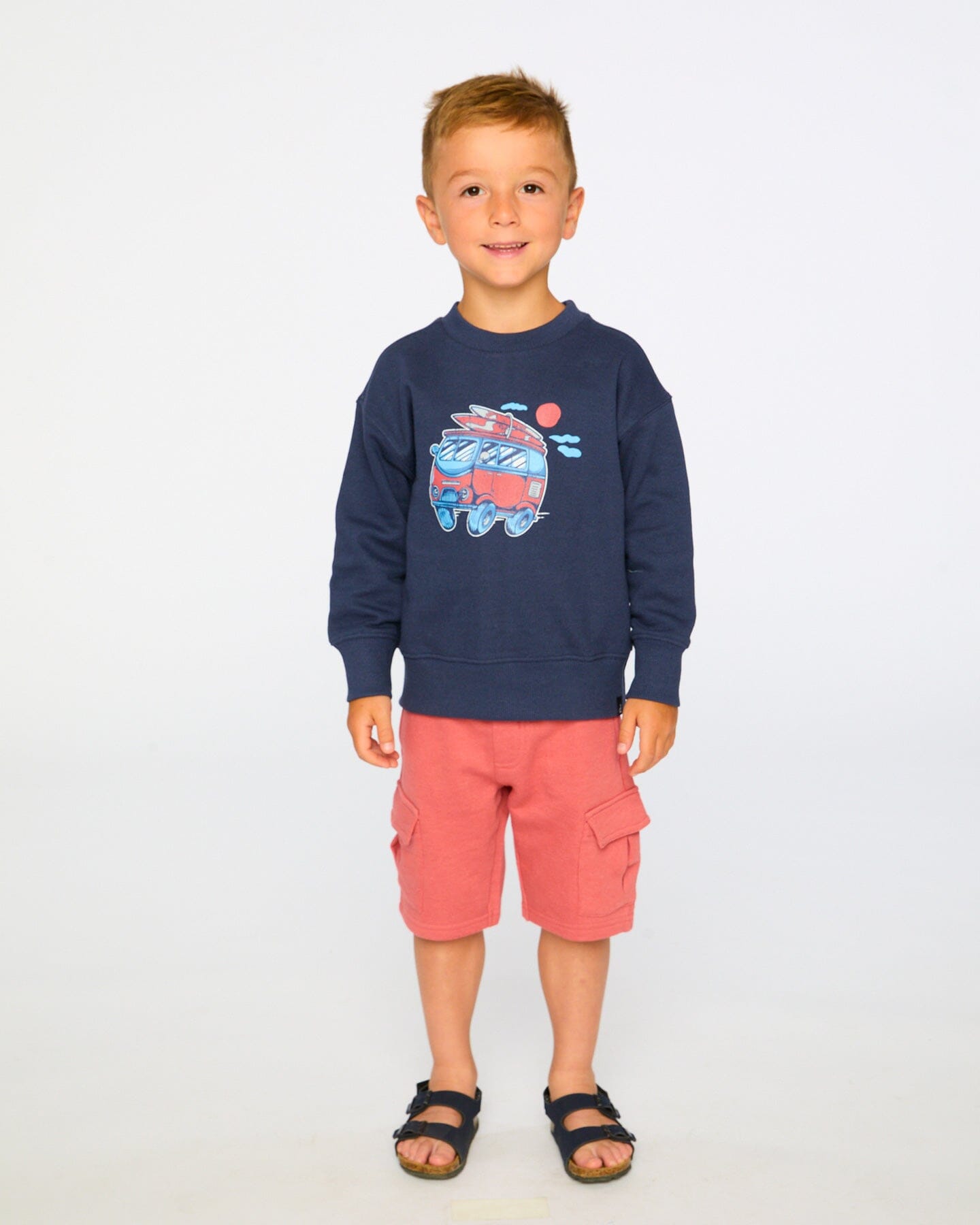 French Terry Shorts Brick-2
