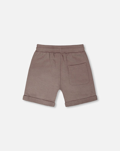 French Terry Shorts Taupe-2