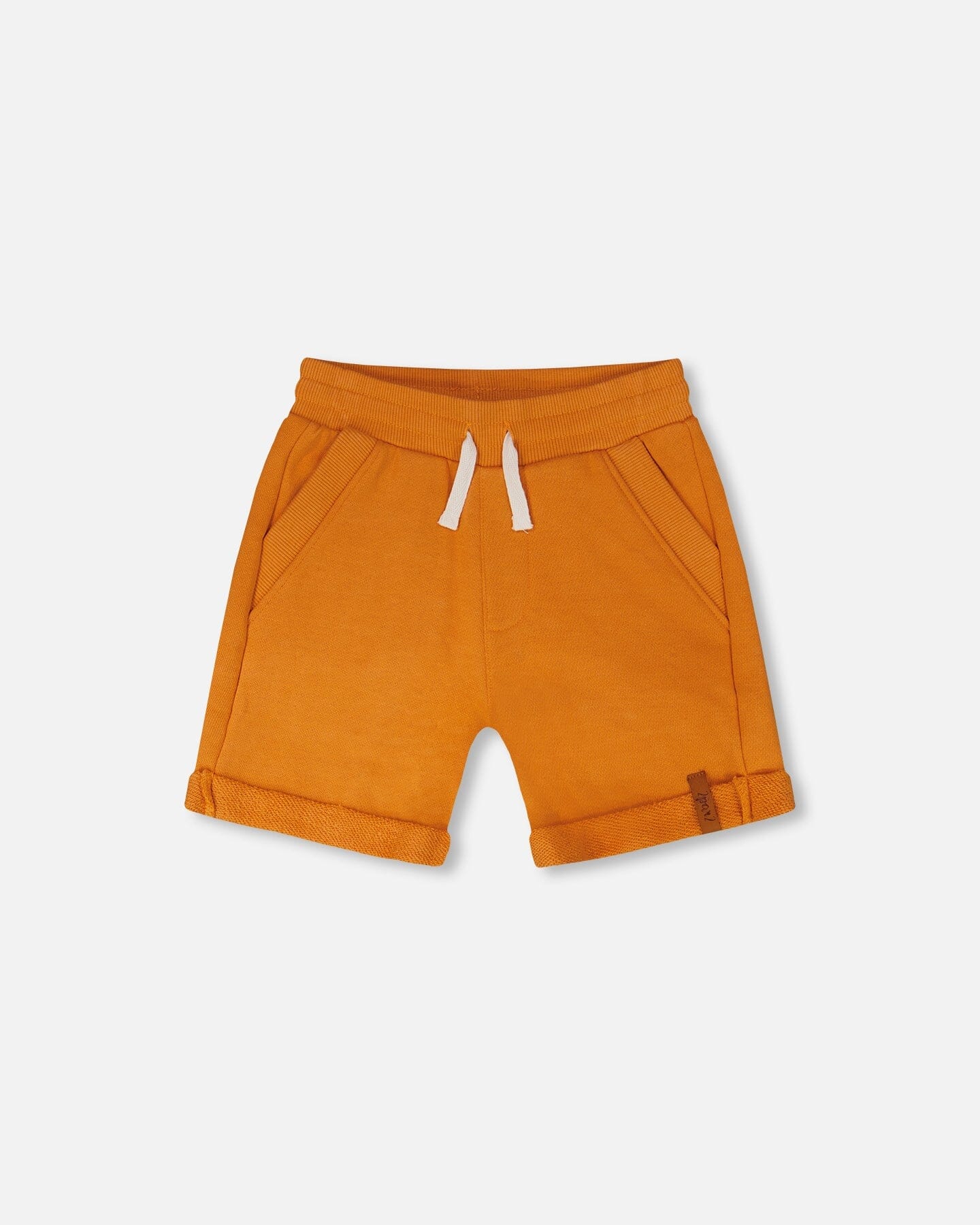 French Terry Shorts Orange-0