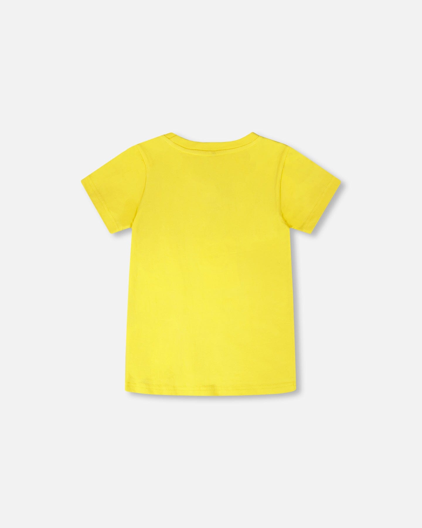Organic Cotton Jersey T-Shirt With Gamer Print Yellow-3