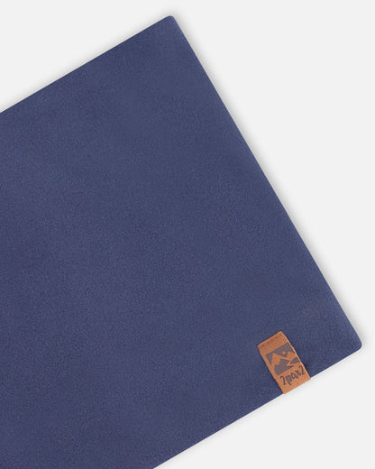 Stretch Jersey Neck Tube Navy Blue-3