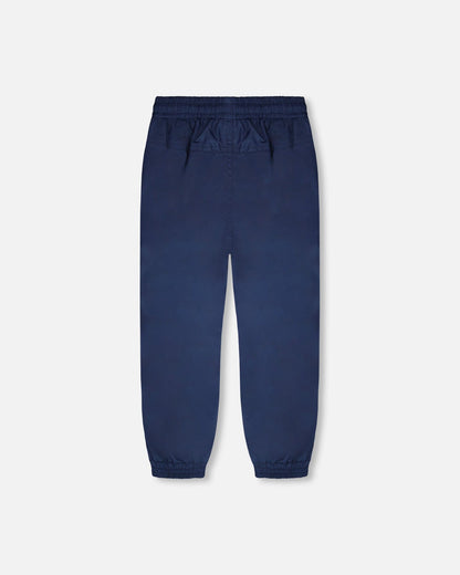 3-In-1 Two-Piece Mid-Season Outerwear Set Blue Colorblock-4