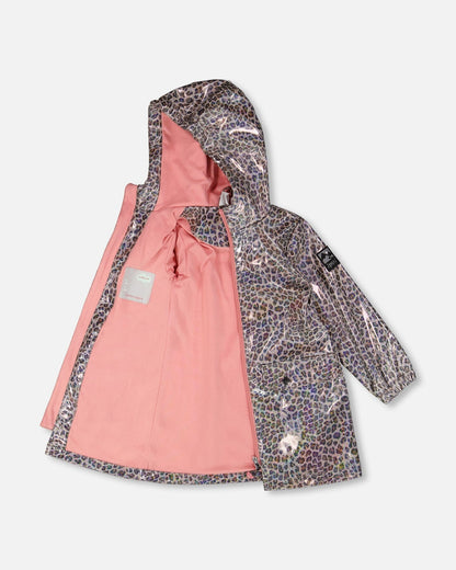Rain Coat And Hat Set Animal Print-1