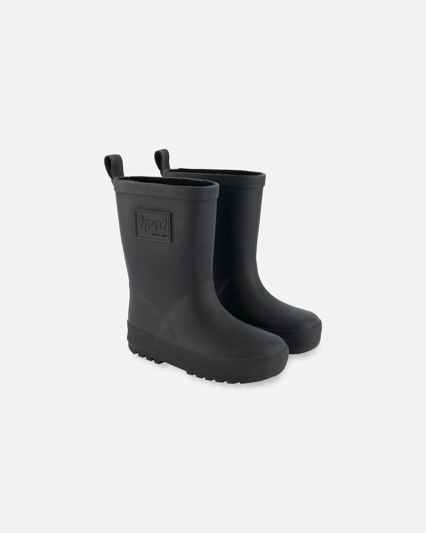Rain Boots In Natural Rubber Black-0