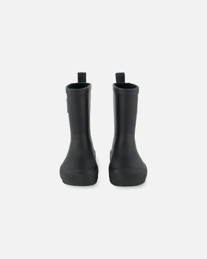 Rain Boots In Natural Rubber Black-3
