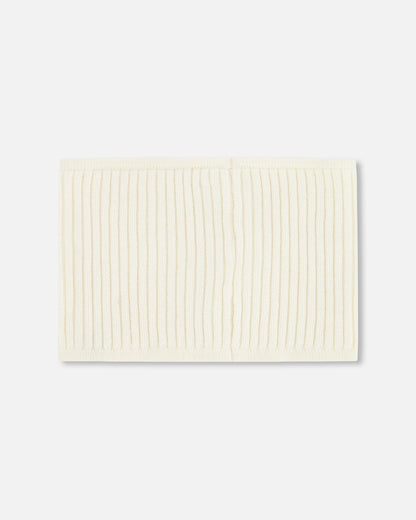 Knit Neck Tube Off White-2