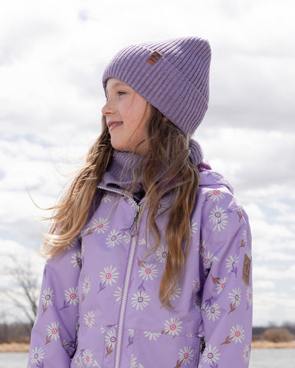 Knit Neckwarmer Lavender-1