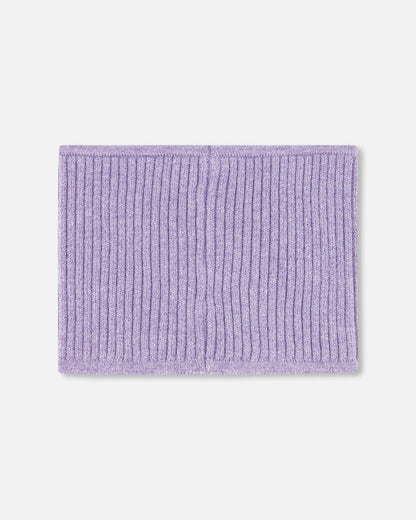 Knit Neckwarmer Lavender-2