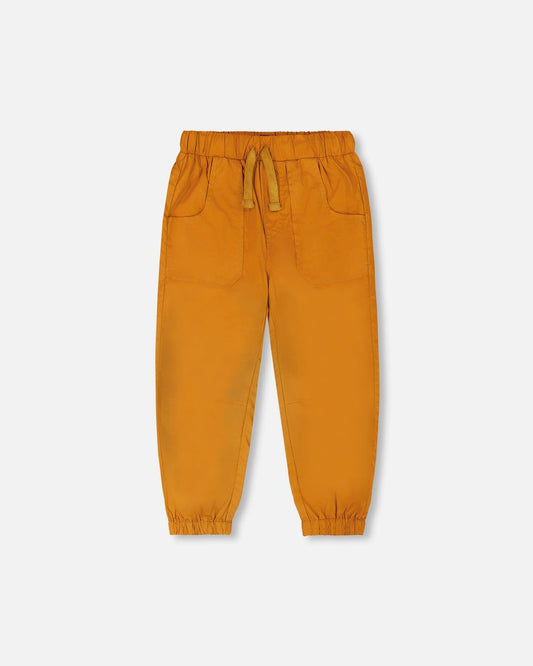 Parachute Jogger With Patch Pockets Brown Sugar-0