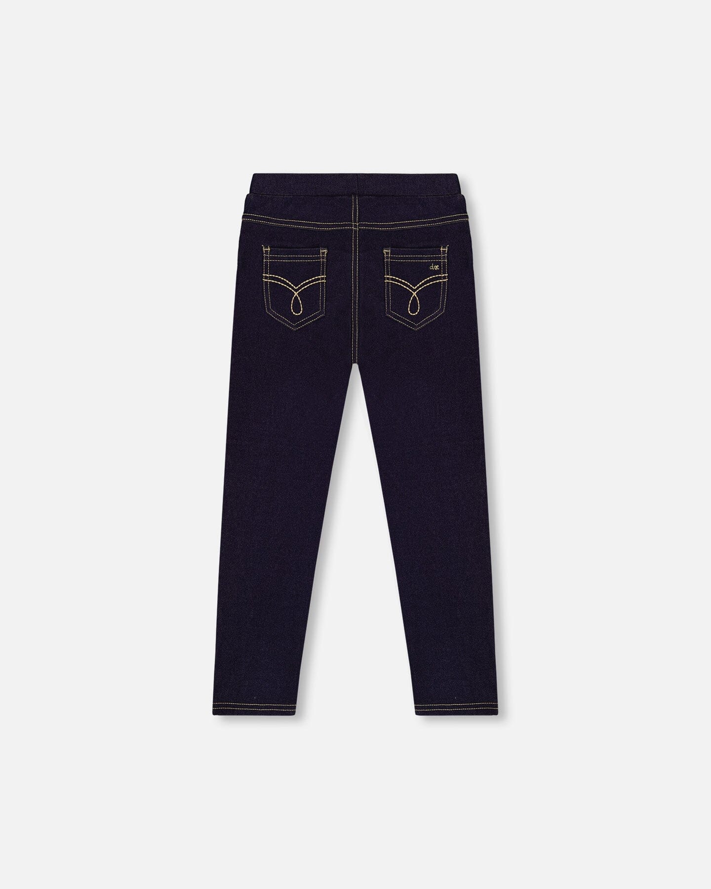 Navy Blue Denim Jeggings-1