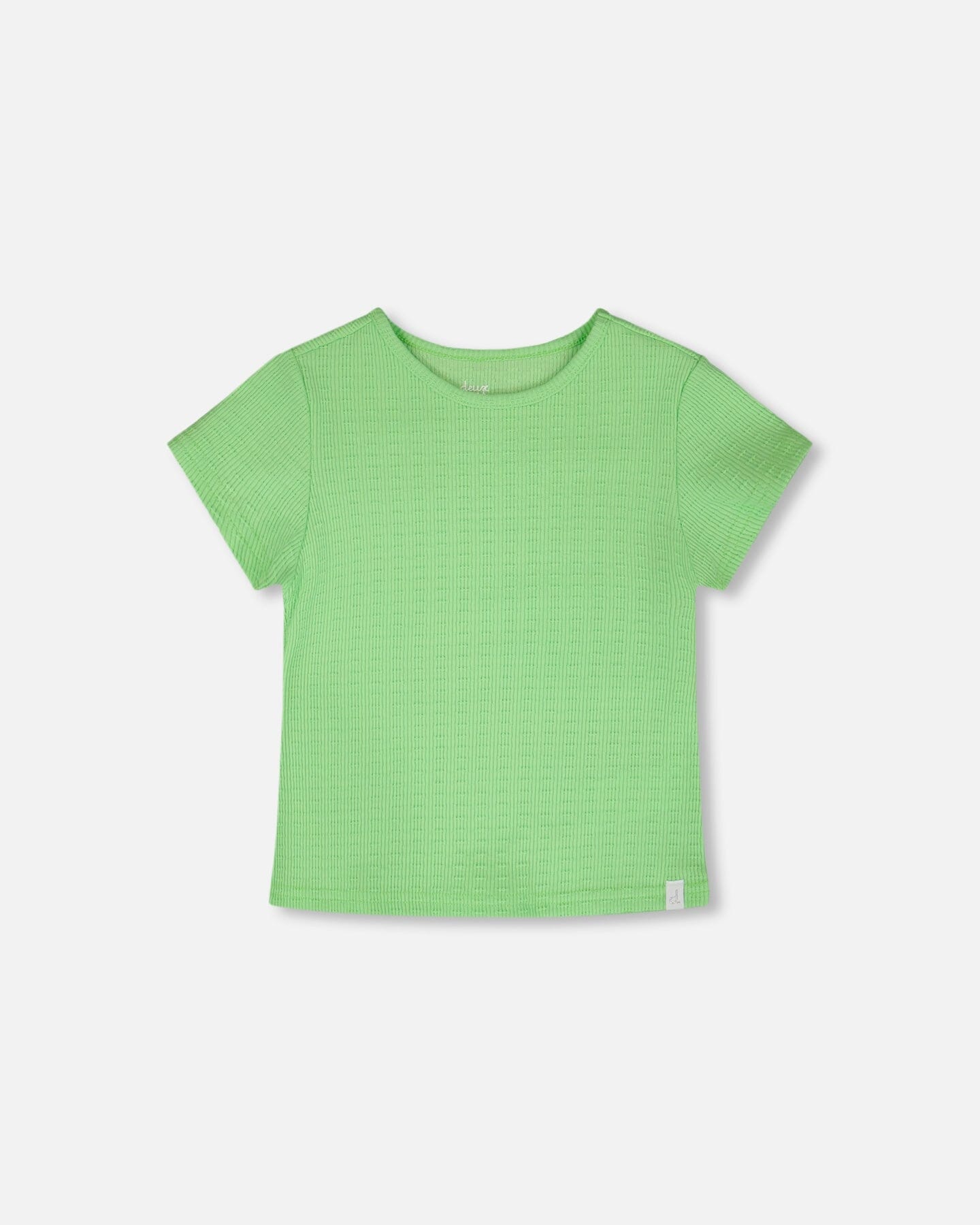 Crinkle Jersey T-Shirt Mint Green-0