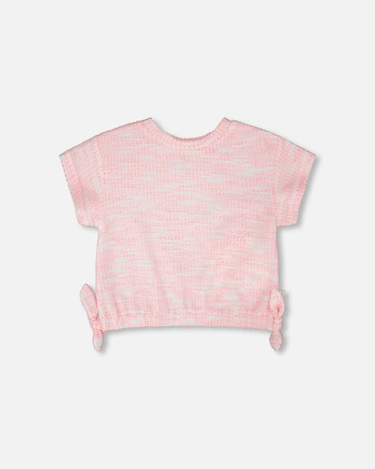 Jacquard Knit T-Shirt Multicolored-0