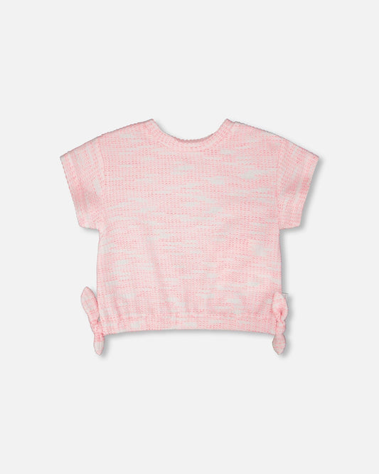 Jacquard Knit T-Shirt Multicolored-0
